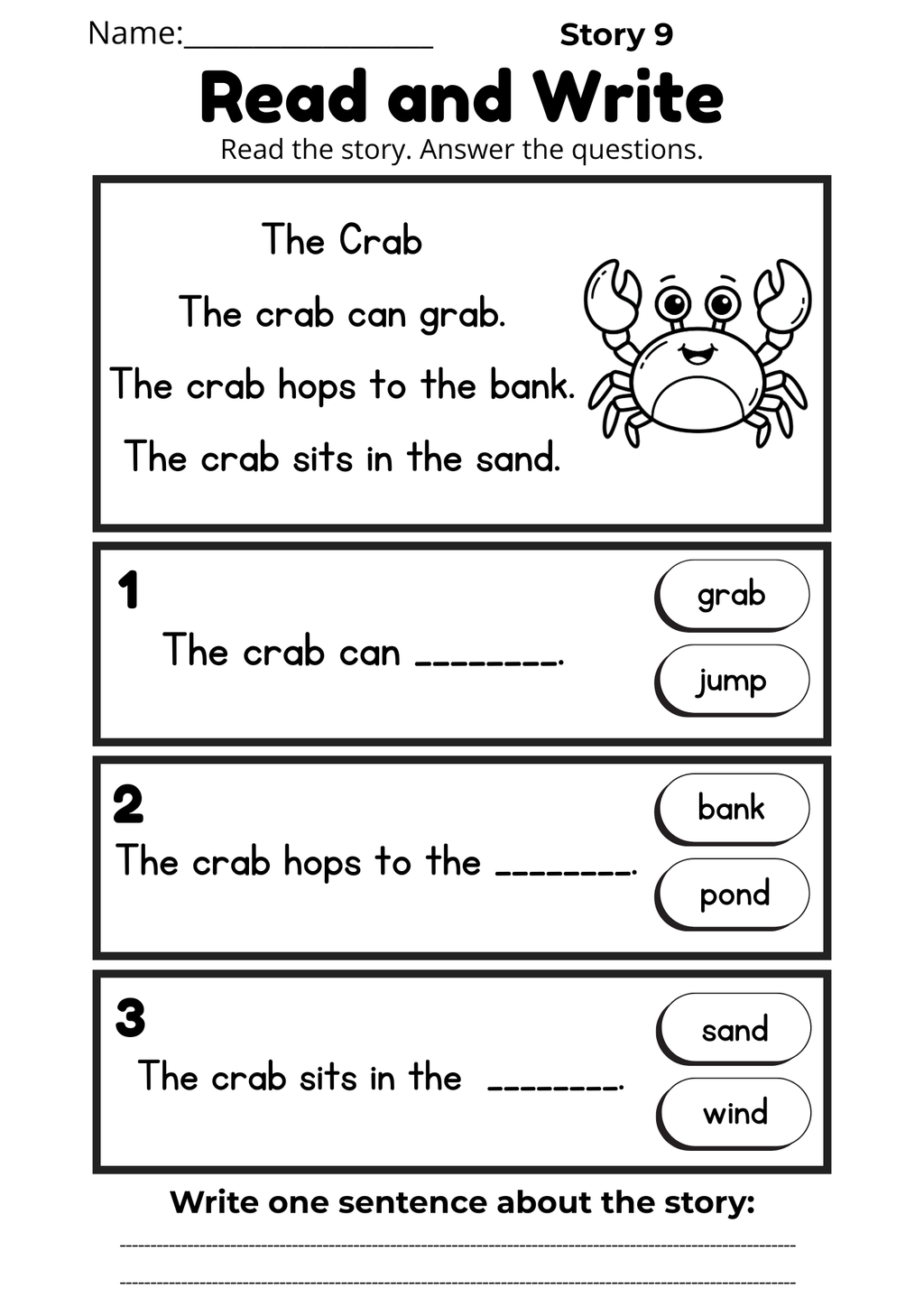 CVC Reading Workbook 15 pages | Printable Phonics Activities