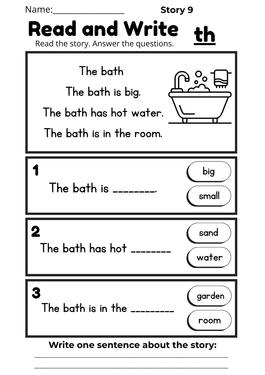 Digraph Reading Workbook 17 pages | Printable Phonics Activities