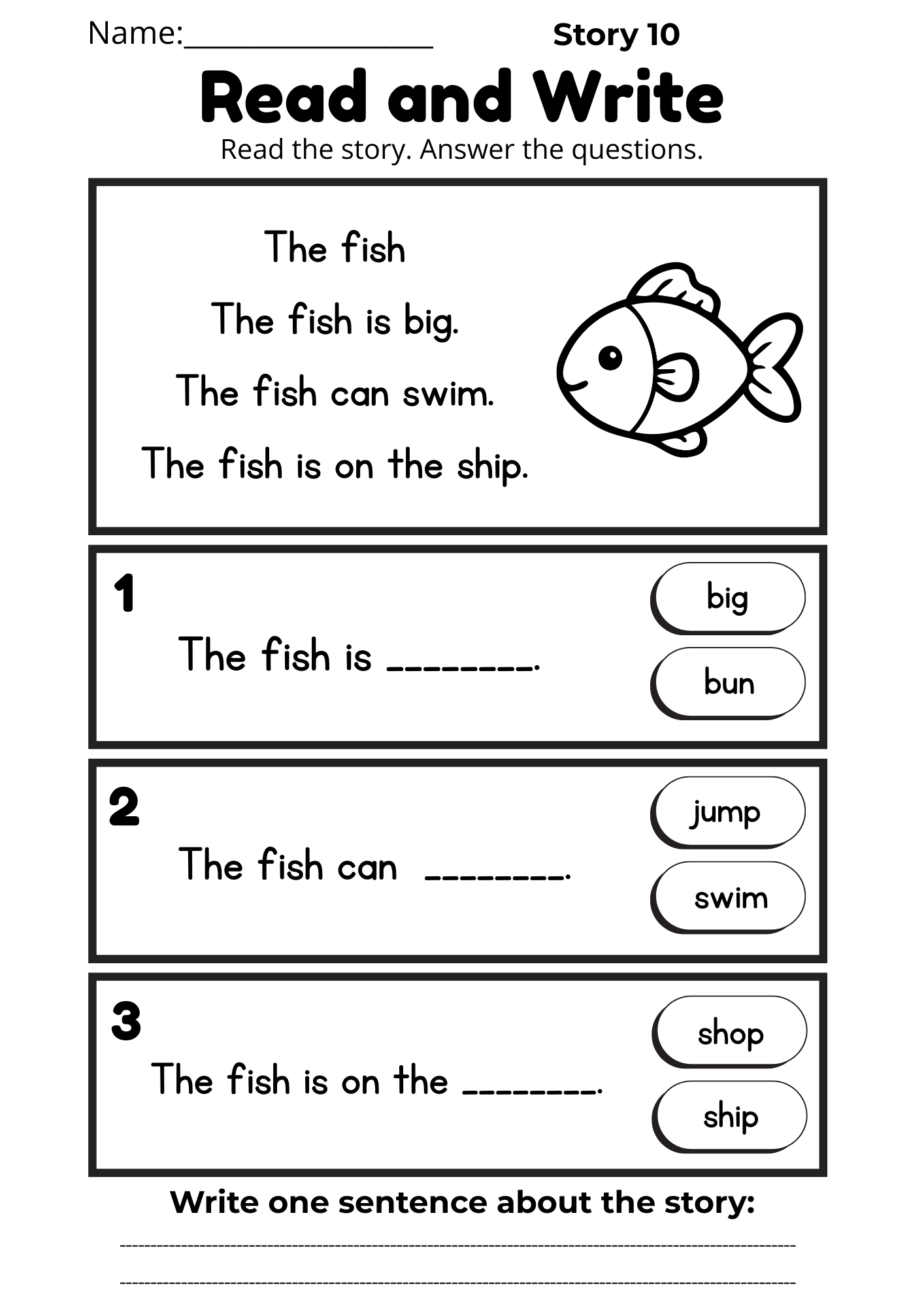 CVC Reading Workbook 15 pages | Printable Phonics Activities