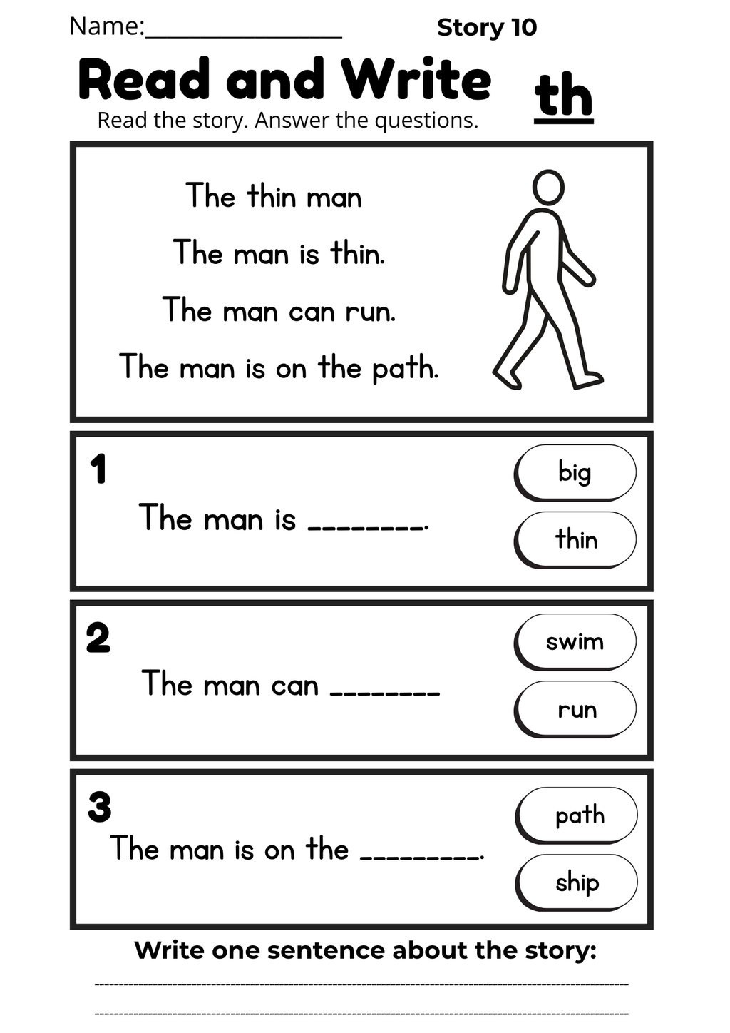Digraph Reading Workbook 17 pages | Printable Phonics Activities