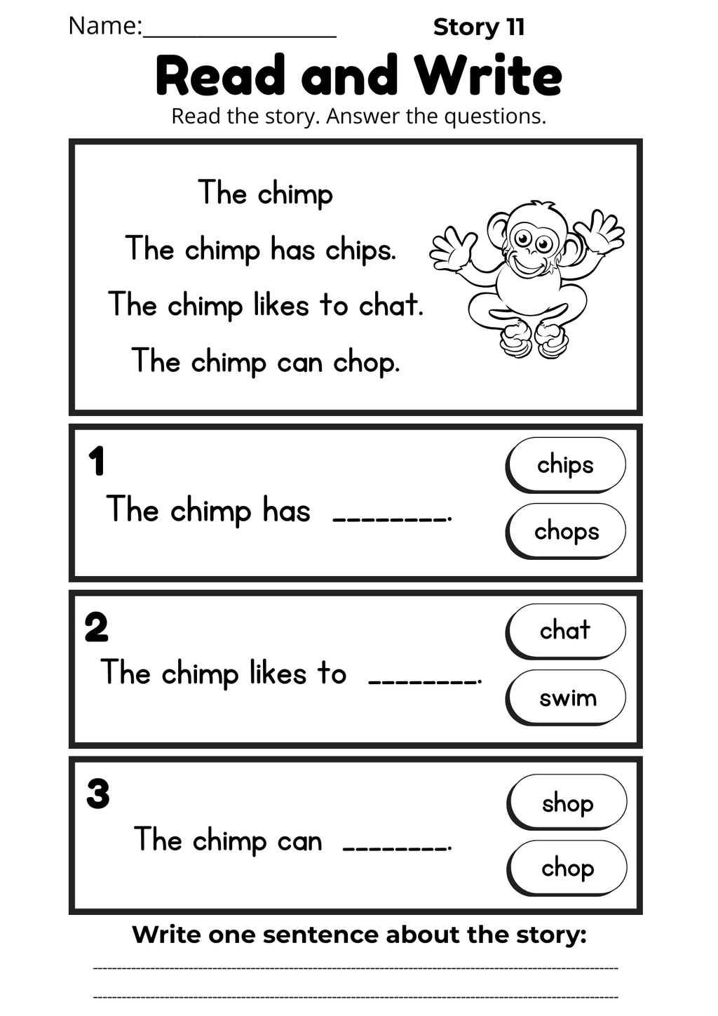 CVC Reading Workbook 15 pages | Printable Phonics Activities