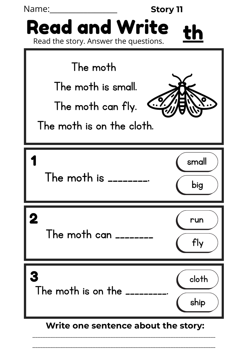 Digraph Reading Workbook 17 pages | Printable Phonics Activities