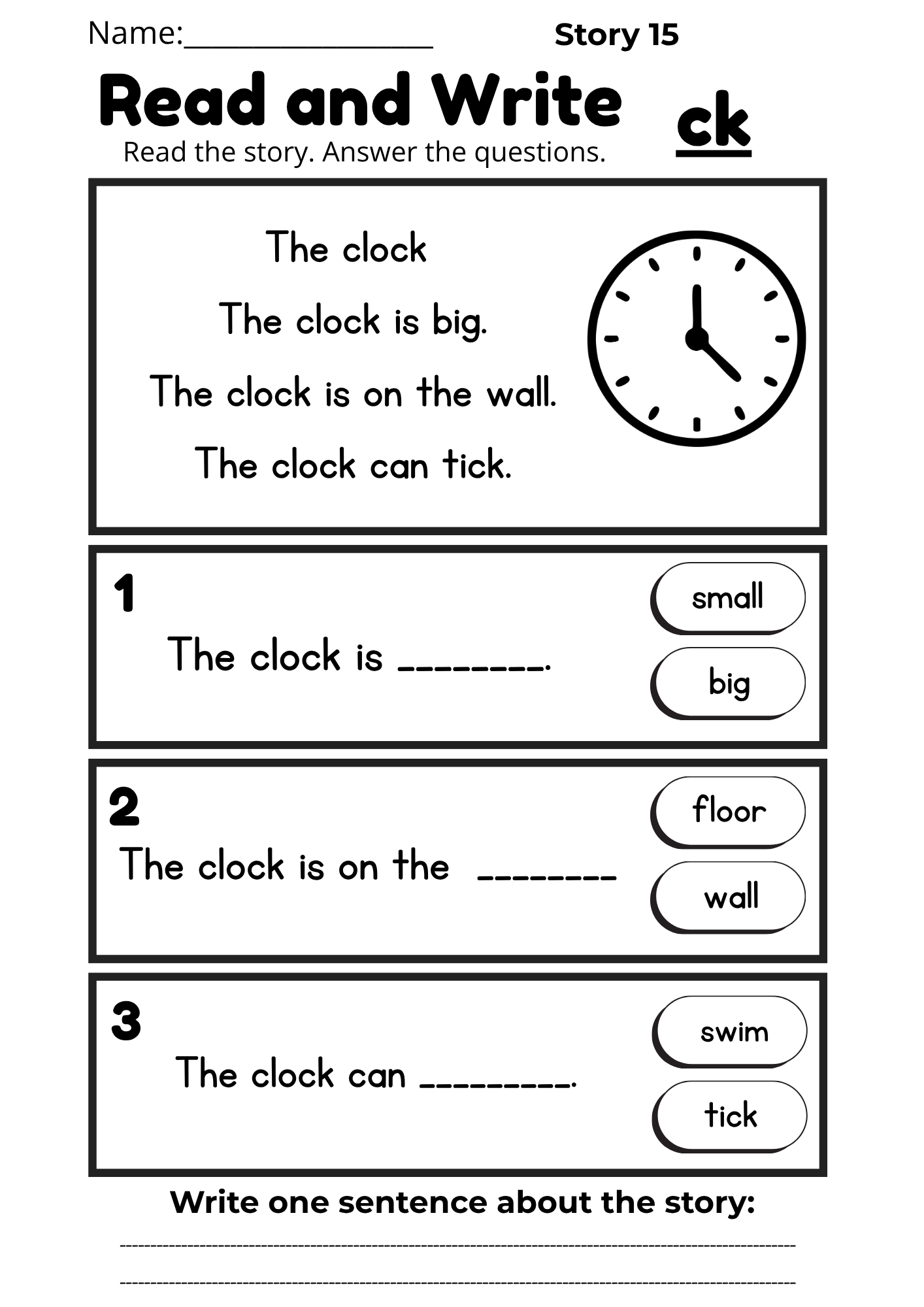 Digraph Reading Workbook 17 pages | Printable Phonics Activities