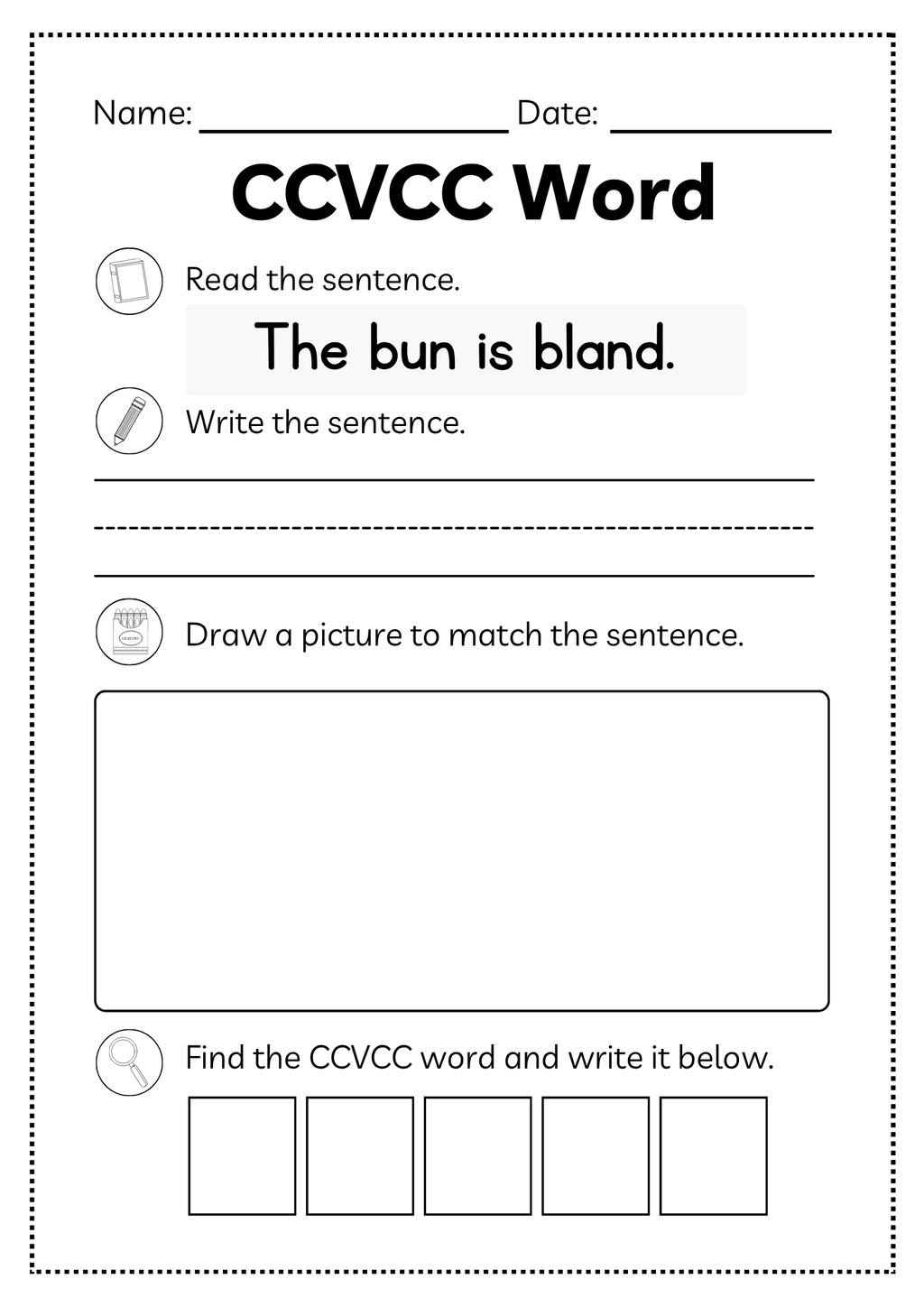CCVCC Word Workbook 35 pages | Printable Phonics Activities