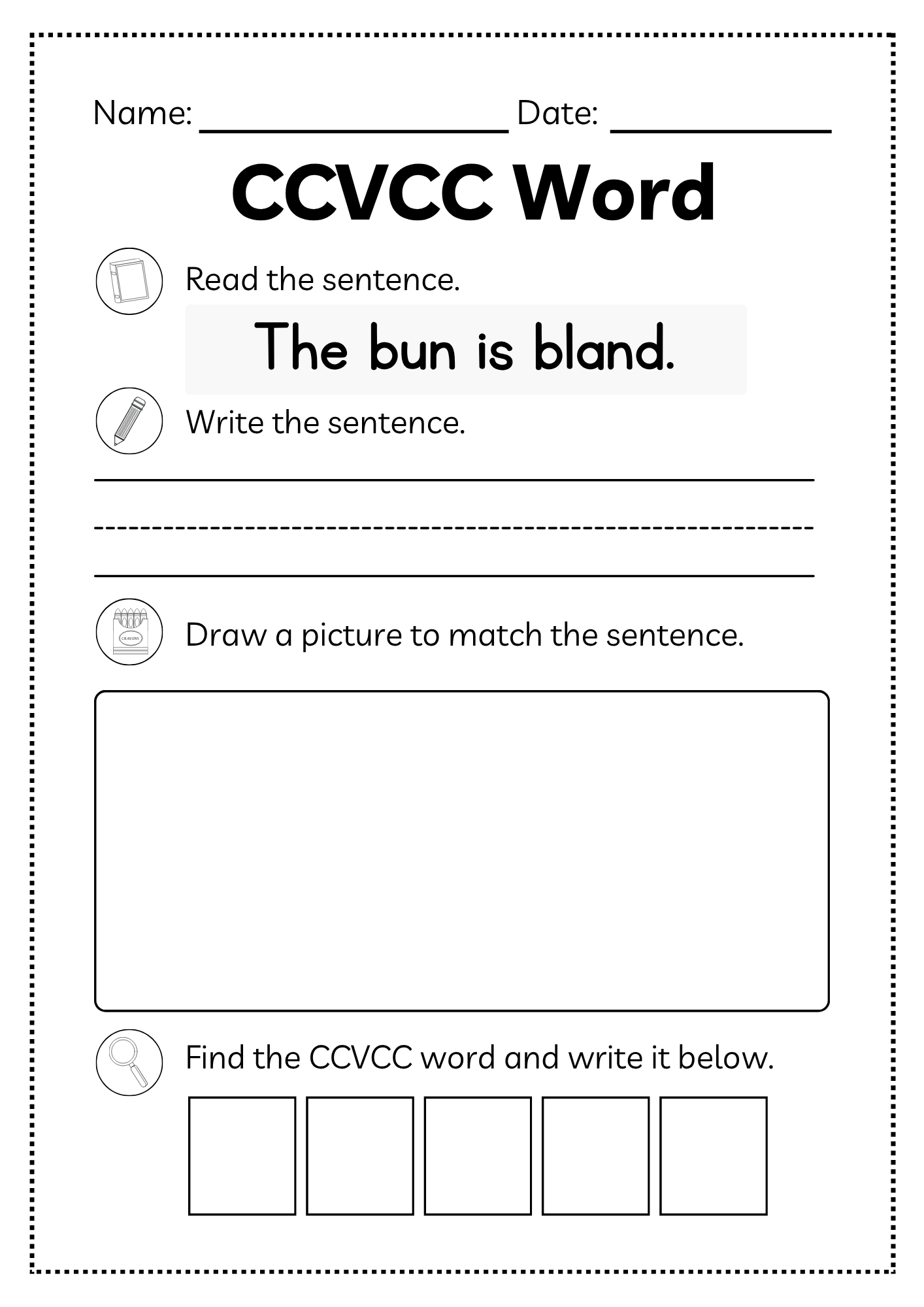 CCVCC Word Workbook 35 pages | Printable Phonics Activities