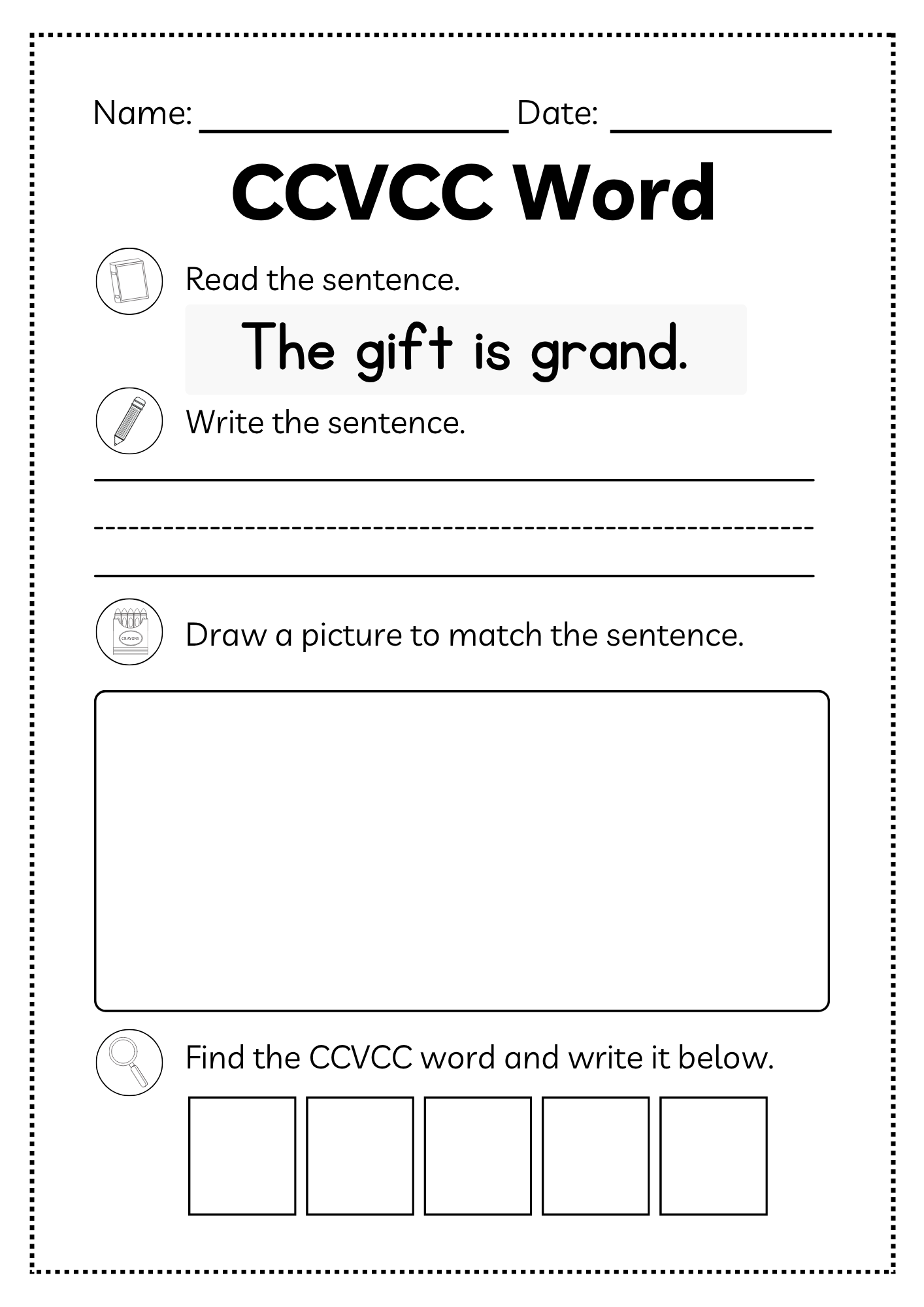 CCVCC Word Workbook 35 pages | Printable Phonics Activities