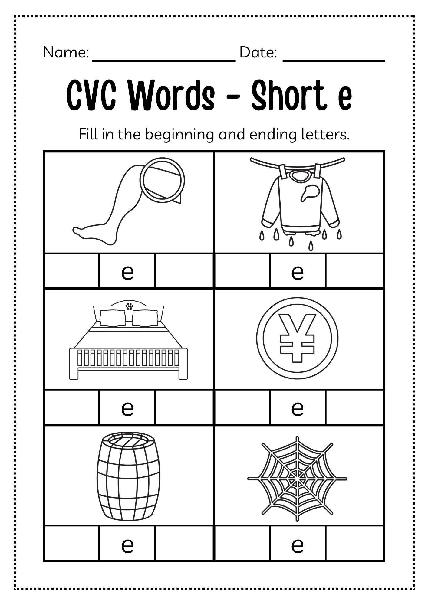 CVC Word Workbook 76 pages | Printable Phonics Activities