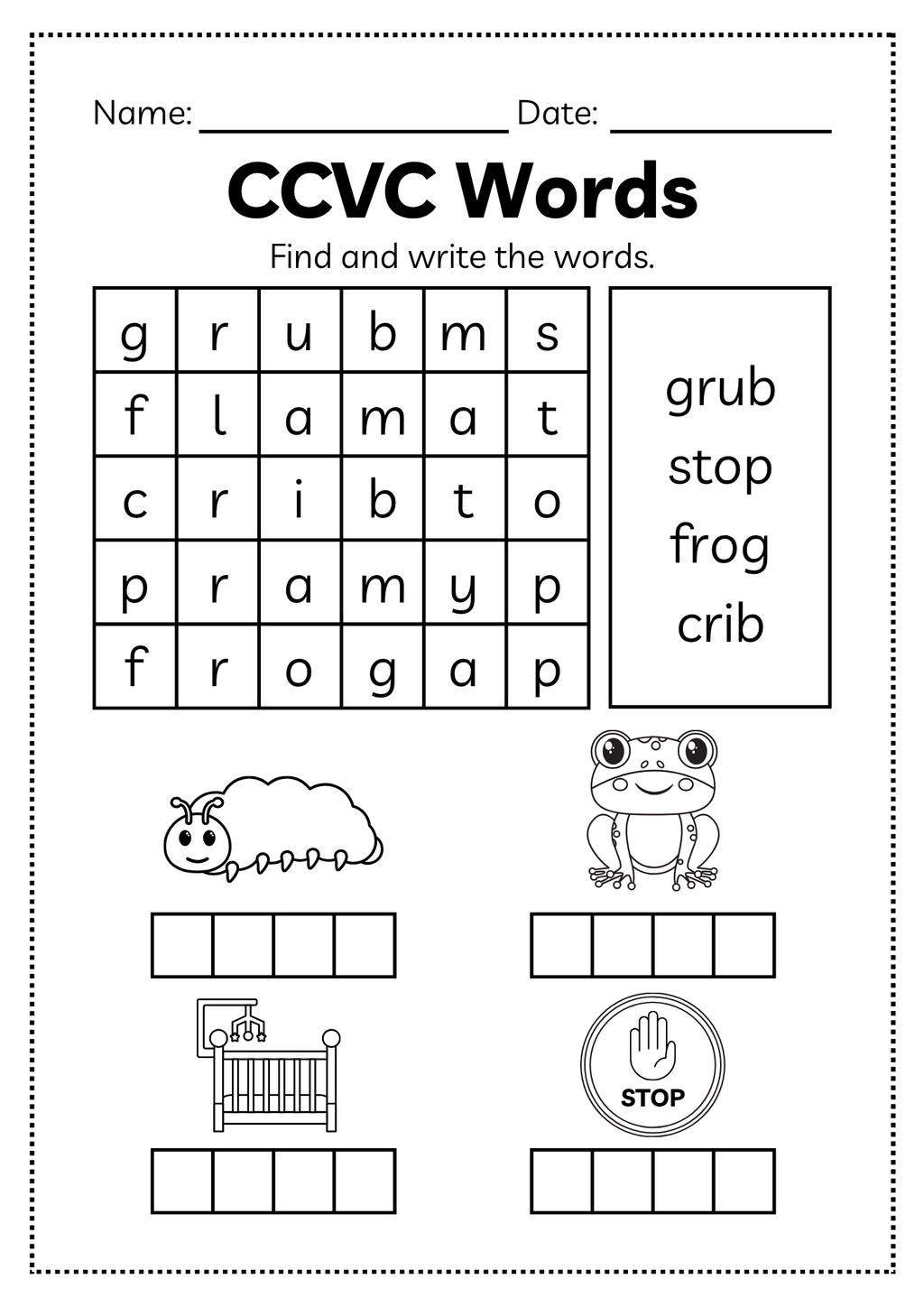 CCVC Word Workbook 53 pages | Printable Phonics Activities