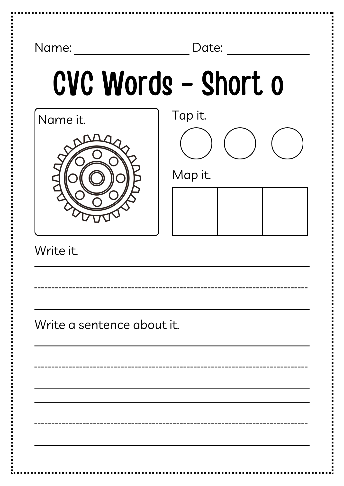 CVC Word Workbook 76 pages | Printable Phonics Activities