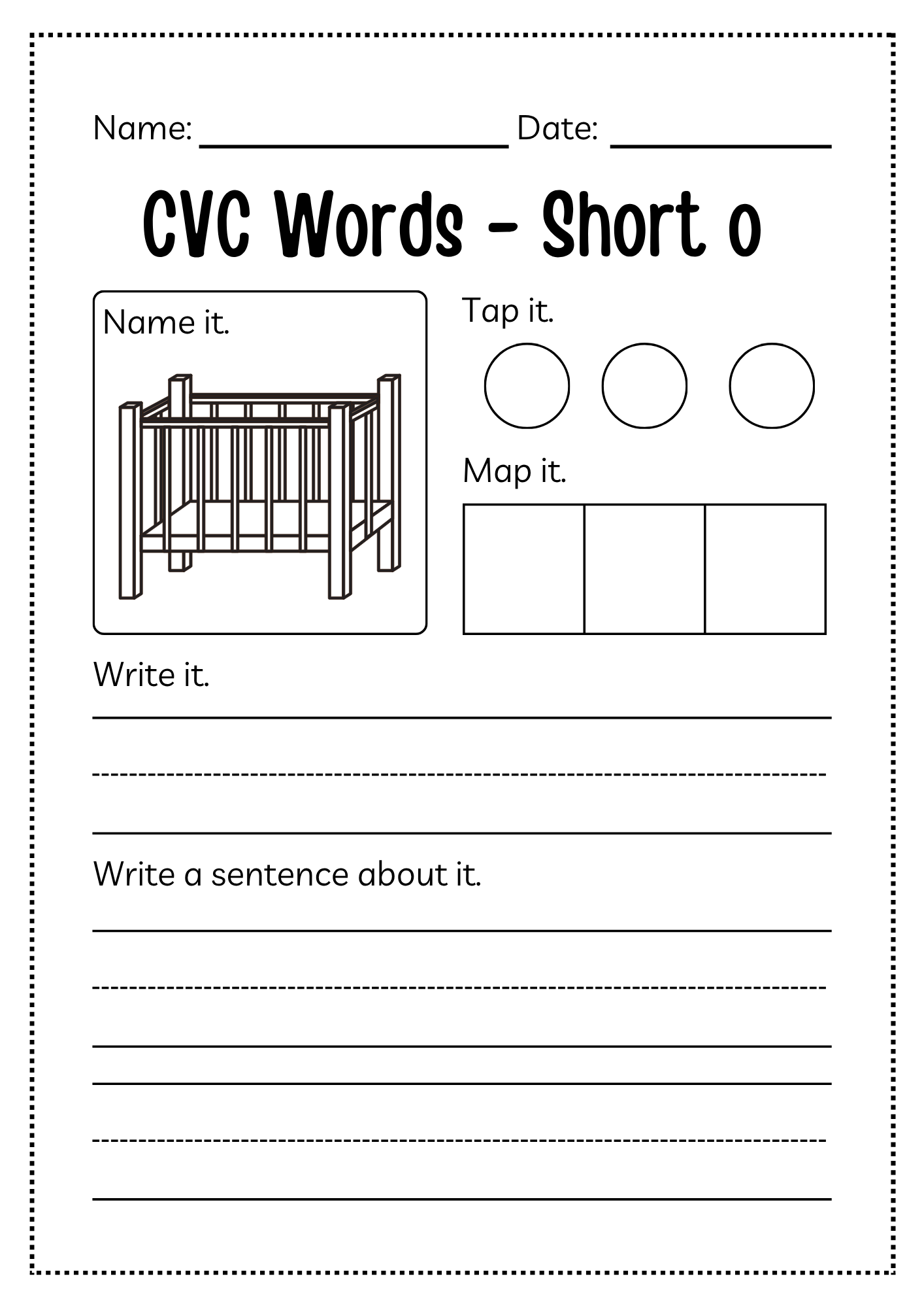 CVC Word Workbook 76 pages | Printable Phonics Activities