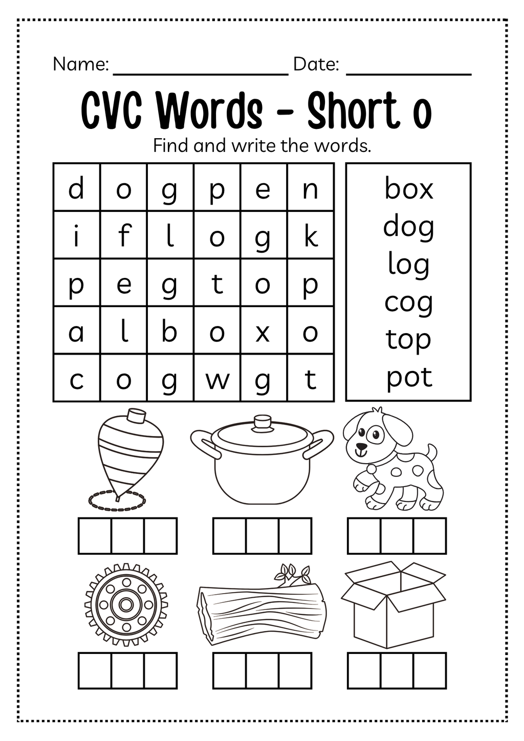 CVC Word Workbook 76 pages | Printable Phonics Activities
