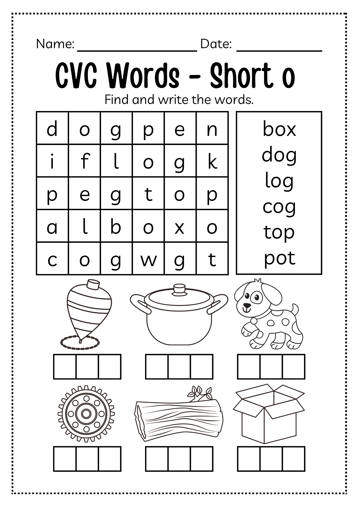 CVC Word Workbook 76 pages | Printable Phonics Activities