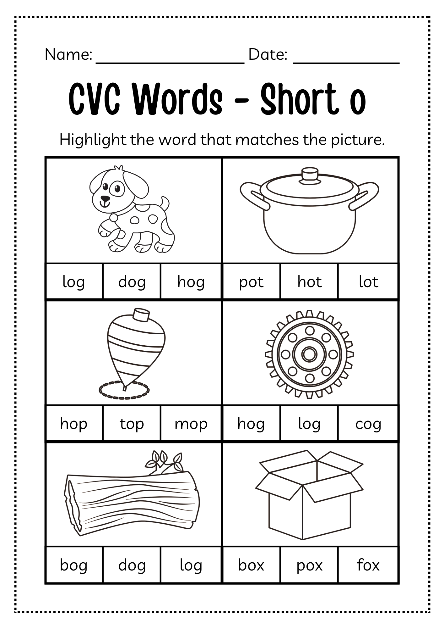 CVC Word Workbook 76 pages | Printable Phonics Activities