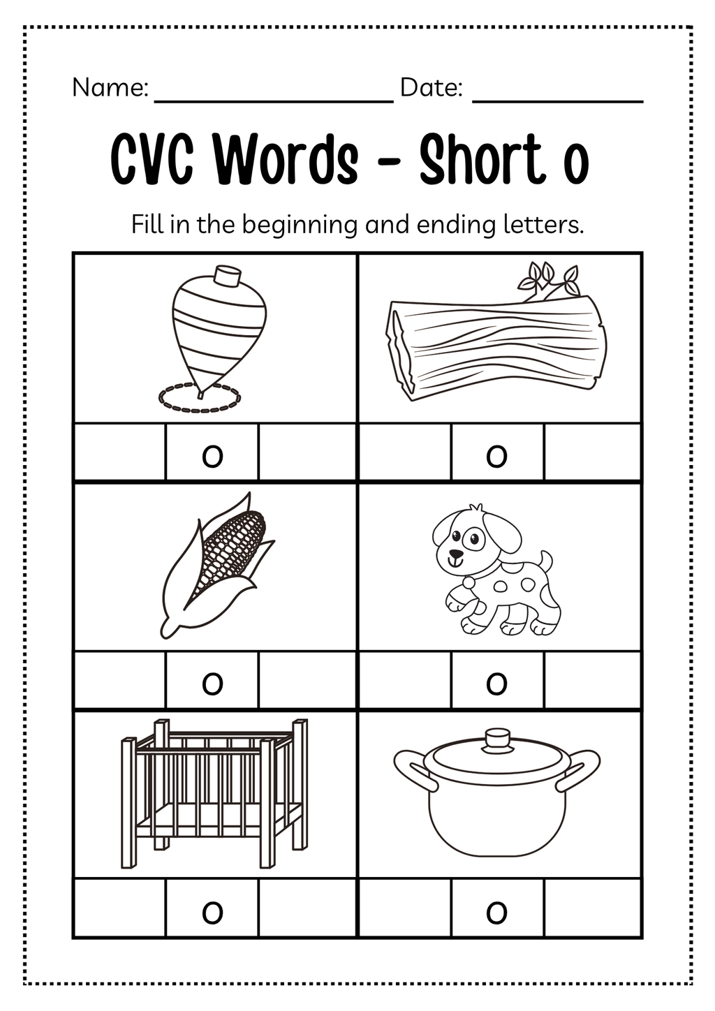 CVC Word Workbook 76 pages | Printable Phonics Activities