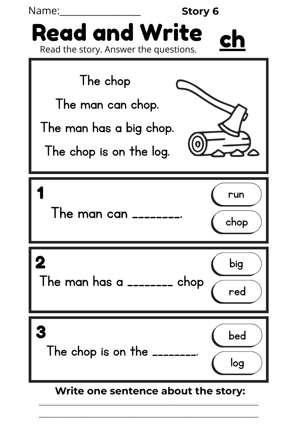 Digraph Reading Workbook 17 pages | Printable Phonics Activities