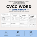 CVCC Word Workbook 46 pages | Printable Phonics Activities
