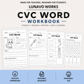 CVC Word Workbook 76 pages | Printable Phonics Activities