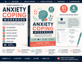 Anxiety Coping Workbook for grades 4-12 printable student support resource