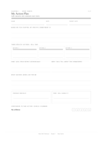 Study Skills Workbook action plan preview